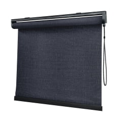 Cortina Rolô Preta Tecido Blackout Coleção TJ5661 Cor Black
