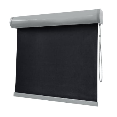 Cortina Rolô Preta Tecido Blackout Coleção TJ5661 Cor Black