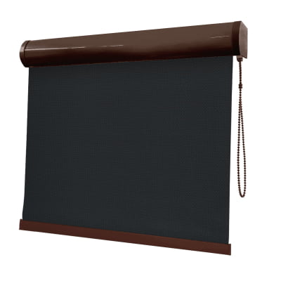 Cortina Rolô Preta Tecido Tela Solar Coleção Screen 1% Cor Black