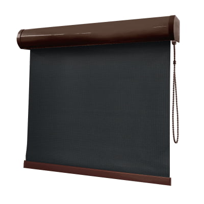 Cortina Rolô Preta Tecido Tela Solar Coleção Screen 1% Cor Black