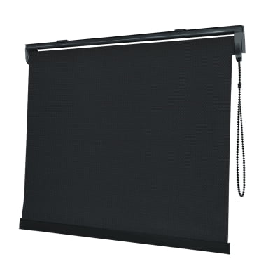 Cortina Rolô Preta Tecido Tela Solar Coleção Screen 1% Cor Black