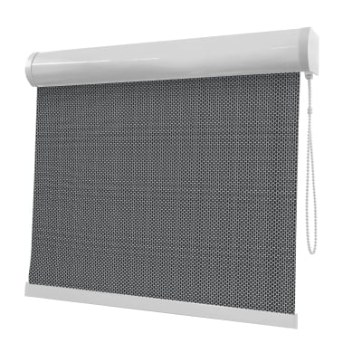 Cortina Rolô Preta Tecido Tela Solar Coleção Screen 5% Cor Preto