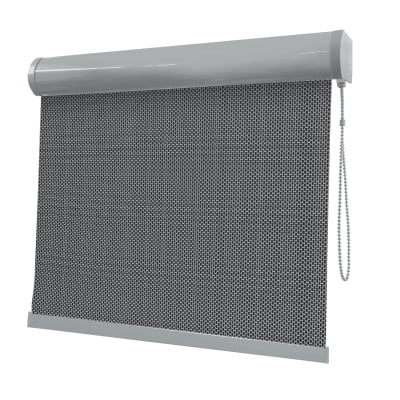 Cortina Rolô Preta Tecido Tela Solar Coleção Screen 5% Cor Preto