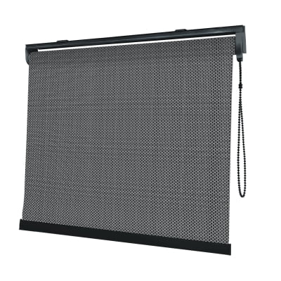 Cortina Rolô Preta Tecido Tela Solar Coleção Screen 5% Cor Preto