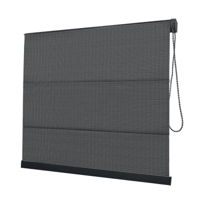 Cortina Romana Cinza Tecido Tela Solar Coleção Screen 3% Cor Black