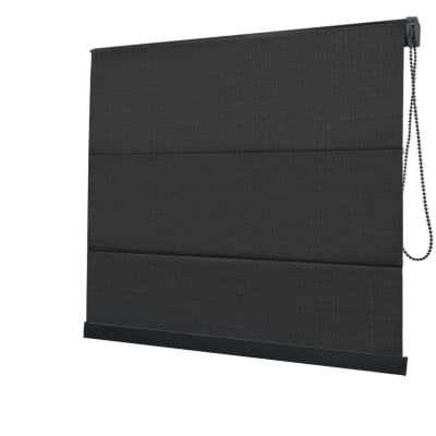 Cortina Romana Preta Tecido Blackout Coleção Denver Cor Black