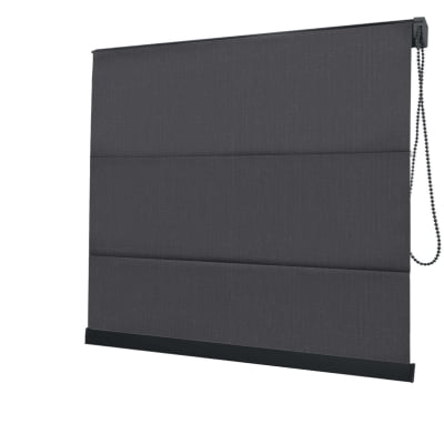 Cortina Romana Preta Tecido Blackout Coleção Picasso Cor Black