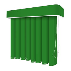 Persiana Vertical Verde PVC Coleção Basic Cor Limão