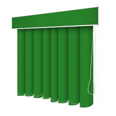 Persiana Vertical Verde PVC Coleção Basic Cor Limão