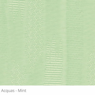 Persiana Vertical Verde Tecido Translúcido Coleção Acquas Cor Mint