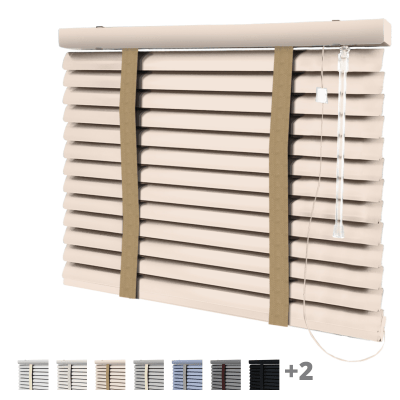 Persiana Horizontal Pvc Basic com Fita Decorativa