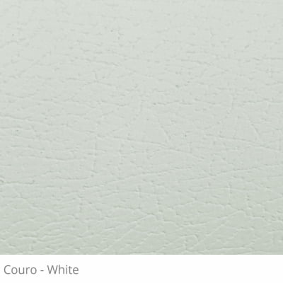 Persiana Horizontal Pvc Couro com Fita Decorativa