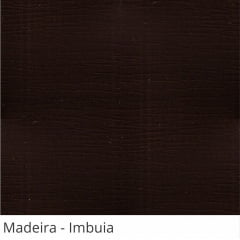 Persiana Horizontal Pvc Madeira com Fita Decorativa