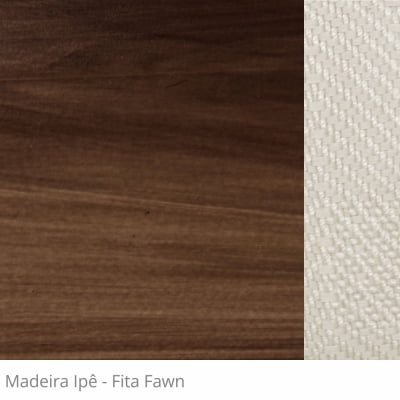 Persiana Horizontal Pvc Madeira com Fita Decorativa