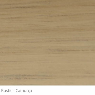 Persiana Horizontal Pvc Rustic com Fita Decorativa