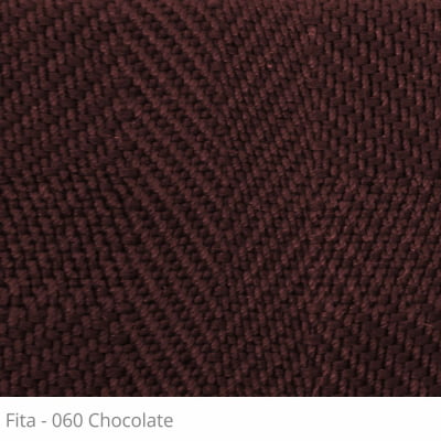 Persiana Horizontal Pvc Rustic com Fita Decorativa