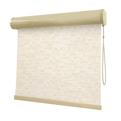 Cortina Rolô Natural Tecido Blackout Coleção TJ Cor 2606