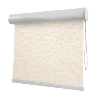 Cortina Rolô Natural Tecido Blackout Coleção TJ Cor 2606