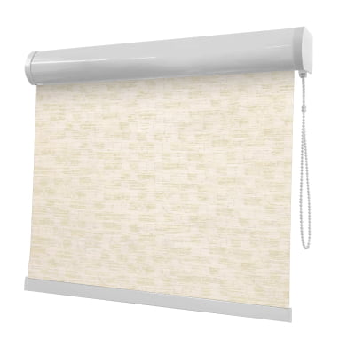 Cortina Rolô Natural Tecido Blackout Coleção TJ Cor 2606