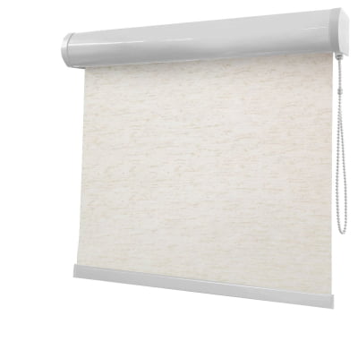 Cortina Rolô Natural Tecido Blackout Coleção Viena Cor Light Linen