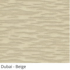 Cortina Rolô Bege Tecido Translúcido Coleção Dubai Cor Beige