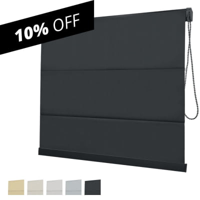 Cortina Romana Blackout Tecido Pinpoint