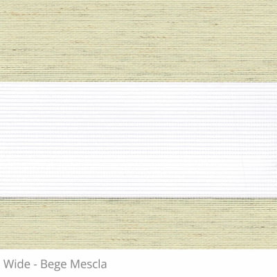 Cortina Rolô Double Vision Semi Blackout Wide
