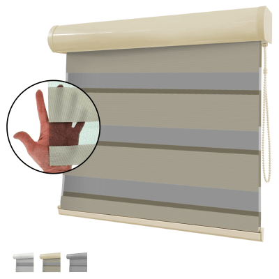 Cortina Rolô Double Vision Tecido Dynasty Cortina Rolô Double Vision Tecido Dynasty