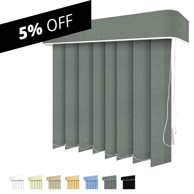 Persiana Vertical Tecido Pandora BK