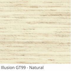 Persiana Vertical Natural Tecido Translúcido Coleção Illusion GT99 Cor Natural