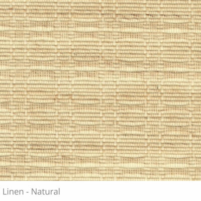 Persiana Vertical Natural Tecido Translúcido Coleção Linen Cor Natural