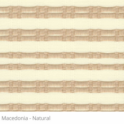 Persiana Vertical Natural Tecido Translúcido Coleção Macedonia Cor Natural