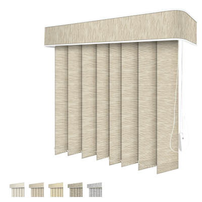 Persiana Vertical Tecido Papyrus